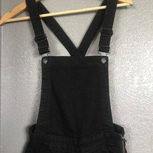 XS Madewell skinny overalls raw hem edition